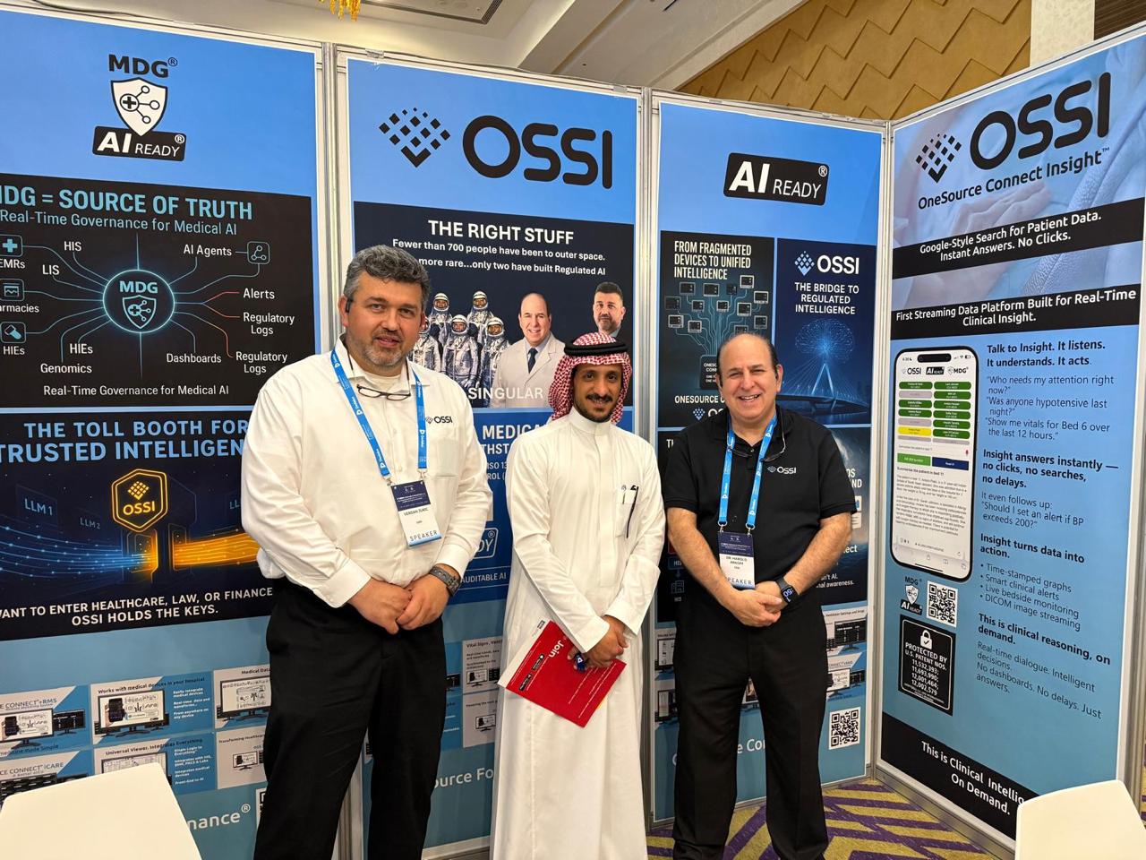 FGHC and OSSI at the booth